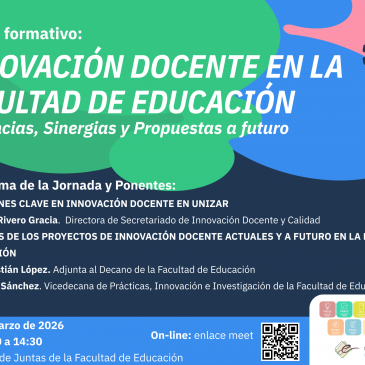 Taller Formativo  “Innovación Docente en la Facultad de Educación. Tendencias, Sinergias y Propuestas a futuro”